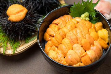 新鮮なウニ丼