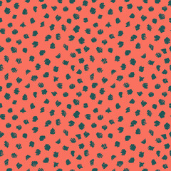 Vector Seamless Hand Drawn Scribble Pattern. Minimal Artistic Sketch Endless Print.