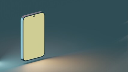 3D smartphone background