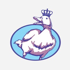 the king of ducks for an attractive icon
