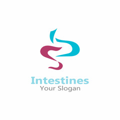 Intestine human Logo Collections digestion Organ medical