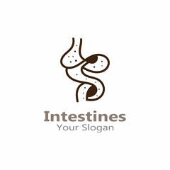 Intestine human Logo Collections digestion Organ medical
