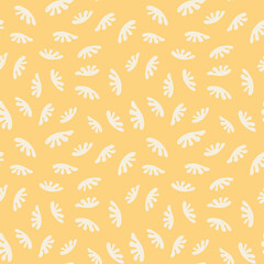 Abstract seamless pattern. Simple organic shapes