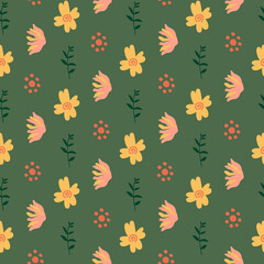 Obraz premium Abstract seamless pattern. Simple organic shapes
