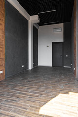 Blank walls in empty loft style industrial office