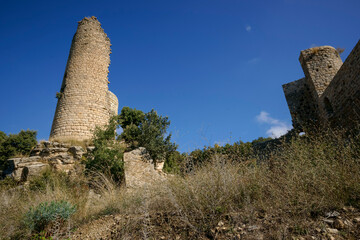 Torre del homenaje,Castillo de sant Gervàs, s.X.Valle de Barcedana.Montsec de...