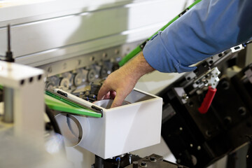 maintenance of chipboard or MDF processing machine