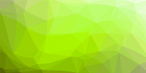 Fototapeta na wymiar Green polygon pattern. Low poly design 