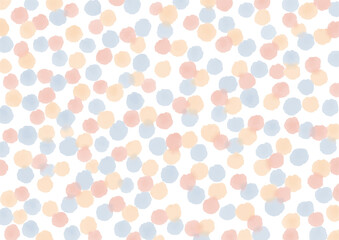 水玉　水彩　背景