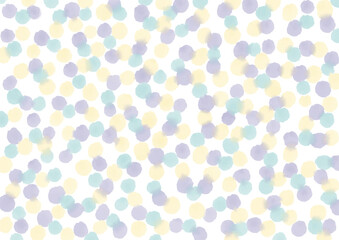 水玉　水彩　背景