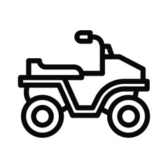 quad line icon illustration vector graphic