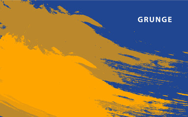 Abstract grunge texture blue and yellow color background