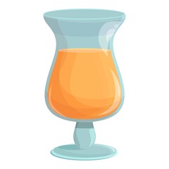 Juice glass icon cartoon vector. Sauce dinner. Balkan dish