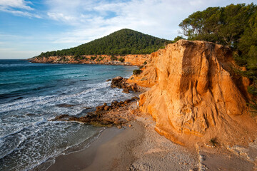 Sa Caleta y Punta Jondal.Ibiza.Balearic islands.Spain.