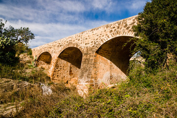 Pont Vell.Rio de Santa Eulària. Santa Eulària des Riu. Ibiza.Balearic islands.Spain. © Tolo