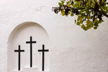 Iglesia de San Antonio de Portmany, siglo XIV.Ibiza.Balearic islands.Spain.