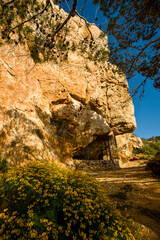 Cova Des Vi. Cap Nunó.Ses Fontanelles. Sant antoni de Portmany.Ibiza.Balearic islands.Spain.