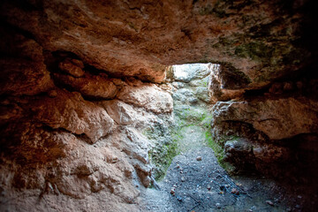 Pblado punico/romano Ses Païsses de Cala D Hort, siglos V a II  antes de Cristo.Ibiza.Balearic islands.Spain.