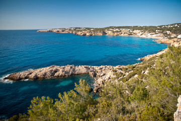 Cala Tarida. Sant Josep de Talaia.Ibiza.Balearic islands.Spain.