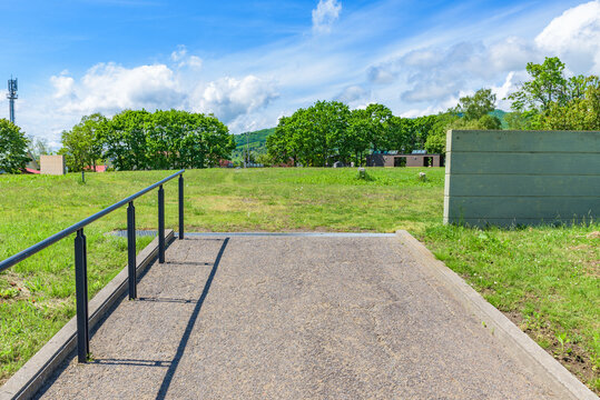 View of the Irie Kaizuka (Irie Site), a part of the "Jomon Prehistoric Sites in Northern Japan", a UNESCO World Heritage Site, in Hokkaido.