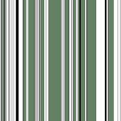 Seamless geometric pattern. Olive green, black and white stripes.