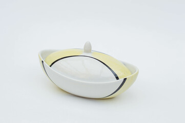 Mid-century modern porcelain box