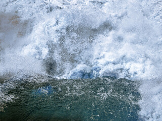 Waterfall stream background and pattern