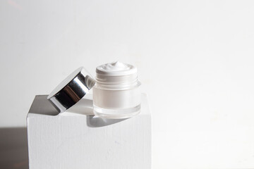 mockup tube bottle for skin care cosmetic summer sunscreen, product branding, cream lotion treatment