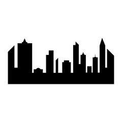 Obraz premium Modern City skyline vector icon background