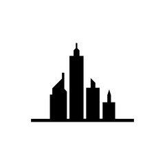 Obraz premium Modern City skyline vector icon background