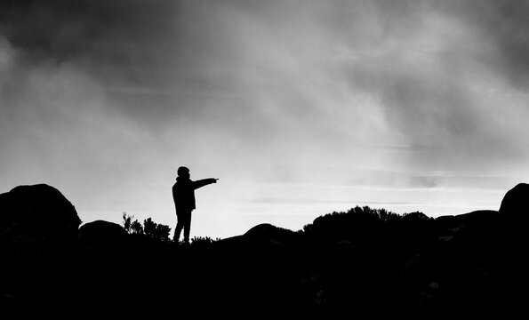 Silhouette Of A Child