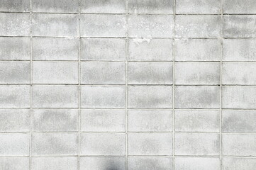 コンクリートブロックの壁