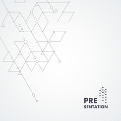 Abstract background of geometric triangles. Vector modern backdrop. Creative infinity connection. Graphic abstract pattern