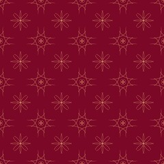 background in red tones, seamless pattern with contour lines. The print is designed for printing on paper, textiles, ceramics, for stylish gift packaging.