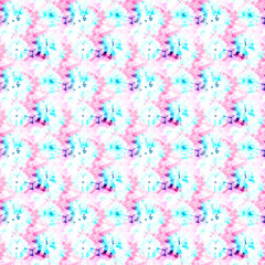 Fantasy Psychedelic Kaleidoscope. Seamless. Dye