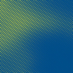 Abstract Modern Background with Halftone and Blue Yellow Color