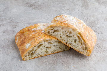 Project with sandwiches and bread on a beautiful background