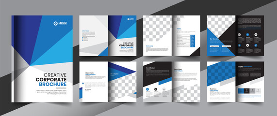 corporate company profile brochure annual report booklet business proposal layout concept design