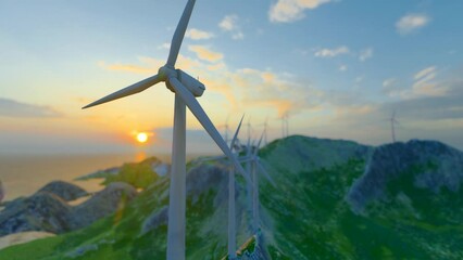 Carbon neutralization wind power generation