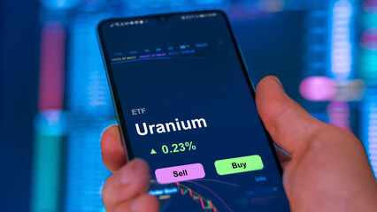 Invest in ETF uranium, nuclear energy, an investor buys or sells an etf nuclear power fund.