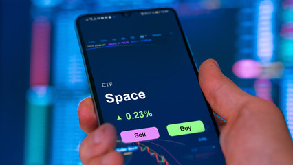 Invest in ETF space, an investor buys or sell an etf fund.
