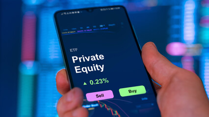 Invest in ETF private equity, an investor buys or sells an etf fund.