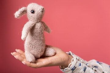 knitted toy bunny