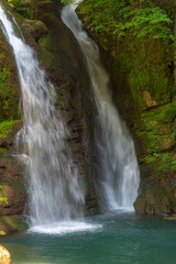 Molise, the waterfalls of Carpinone