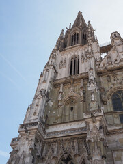 Fototapeta premium St Peter cathedral in Regensburg