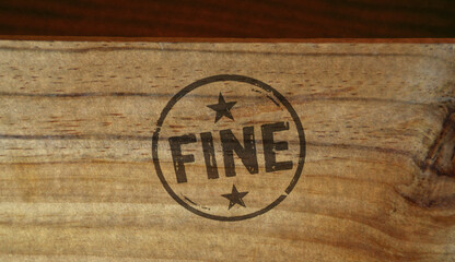 Fine stamp and stamping