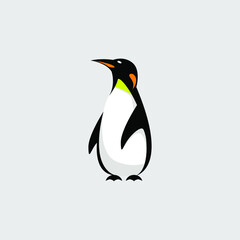 penguin isolated on white