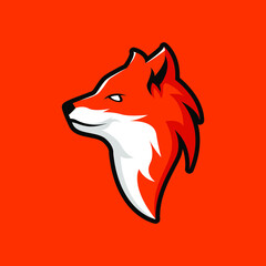 red fox cartoon head