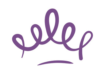 Hand drawn cartoon crown. Vector illustration © Mykola Syvak