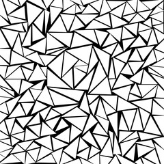 mosaic from triangles gorgeous colors